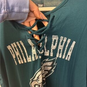 Philadelphia Eagles (Tie) Women’s Top